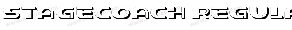 StageCoach Regular字体转换